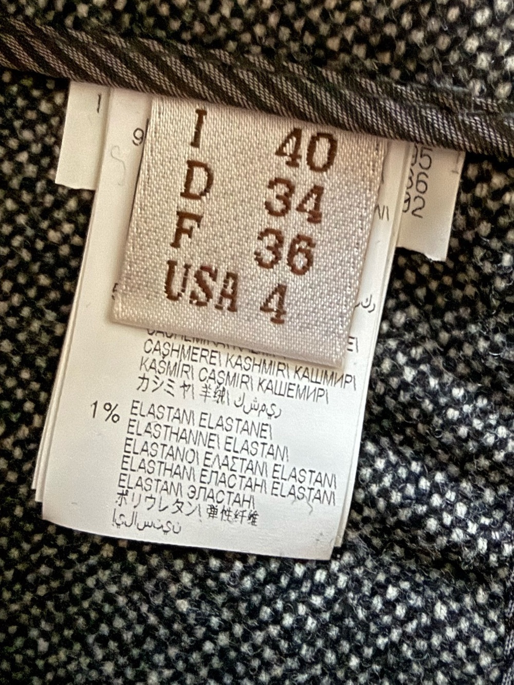 Brunello Cucinelli Paper Bag Wool Cashmere Blend Trouser Pants Women’s Size 4 - Picture 15 of 16
